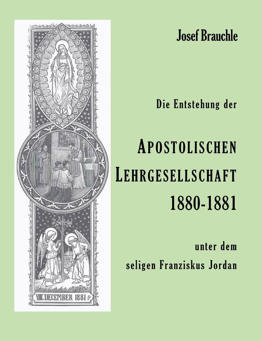 Die Entstehung der Apostolische Lehrgesellschaft 1880-1881 unter dem seligen Franziskus Jordan: Über die Ursprünge der Ordensgesellschaft der Salvatorianer
