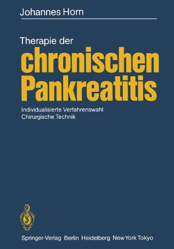 Therapie der chronischen Pankreatitis: Individualisierte Verfahrenswahl · Chirurgische Technik