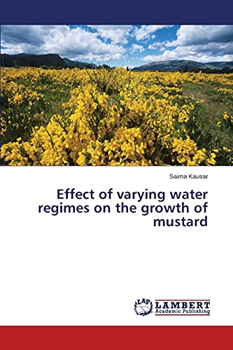 Effect of varying water regimes on the growth of mustard