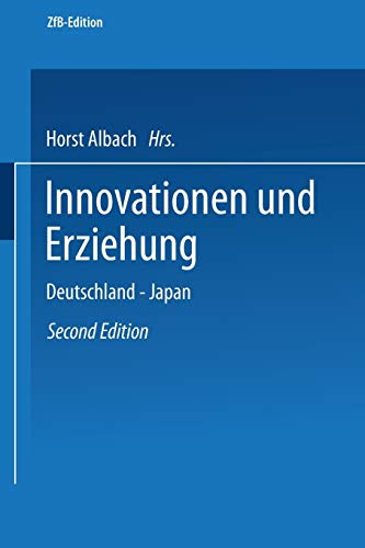 Innovationen und Erziehung: Deutschland, Japan (Zfb Edition) (German Edition) (ZfB Special Issue)