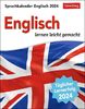 Englisch Sprachkalender 2024: Englisch lernen leicht gemacht - Tagesabreißkalender