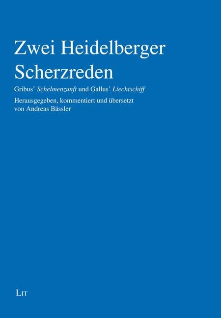 Zwei Heidelberger Scherzreden   Literatur Forschung und Wissenschaft Bd41 Kartoniert (TB)
