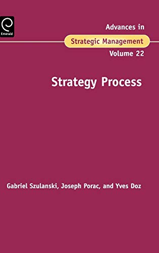 Strategy Process (Advances in Strategic Management) (Advances in Strategic Management, 22, Band 22)