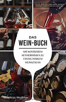 Das Wein-Buch: Mit kostbarem Kennerwissen zu erstklassigem Weingenuss (verständlich erklärt) - Weinlexikon über Rotwein & Co. inklusive Angeberwissen