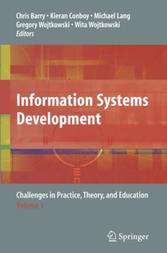 Information Systems Development: Challenges in Practice, Theory, and Education Volume 1