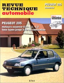 Revue technique de l'Automobile numéro 708.2 : Peugeot 205, 1.1L-1.3L, moteur X-TU, 1983-1998