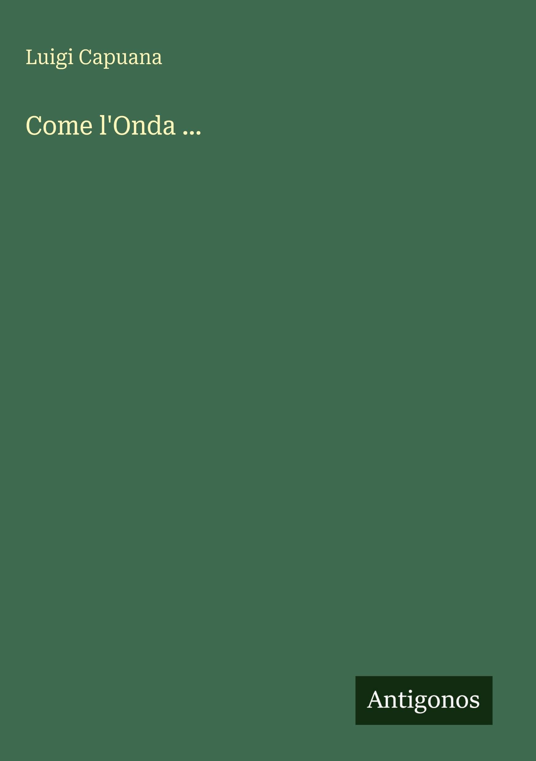 Come l'Onda ...