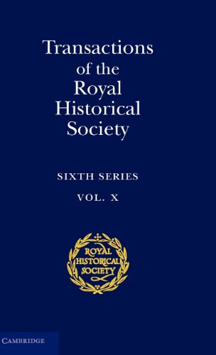 Transactions of the Royal Historical Society: Volume 10: Sixth Series (Royal Historical Society Transactions, Band 10)
