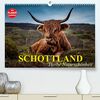 Schottland. Herbe Naturschönheit (hochwertiger Premium Wandkalender 2024 DIN A2 quer), Kunstdruck in Hochglanz
