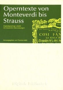 Operntexte von Monteverdi bis Strauss (PC+MAC)