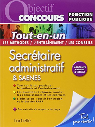Secrétaire Administratif & Saenes : Concours Externe & Interne