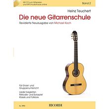 Die neue Gitarrenschule Band 2: Für Einzel- und Gruppenunterricht. Lieder begleiten. Melodie- und Solospiel. Klassik und Folklore