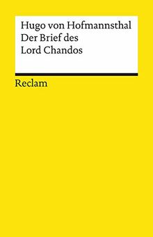 Der Brief des Lord Chandos (Reclams Universal-Bibliothek)