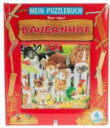 Mein Puzzlebuch "Bauernhof": Mit vier 12-teiligen Puzzles!