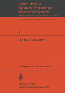 Digitale Simulation (Lecture Notes in Economics and Mathematical Systems) (German Edition) (Lecture Notes in Economics and Mathematical Systems, 51, Band 51)
