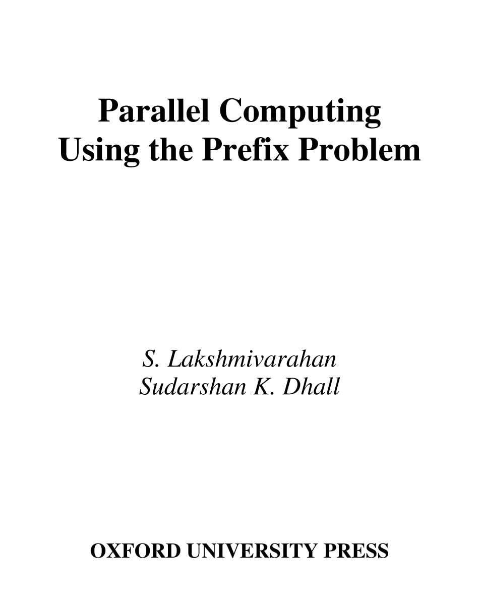 Parallel Computing Using Prefix Problem