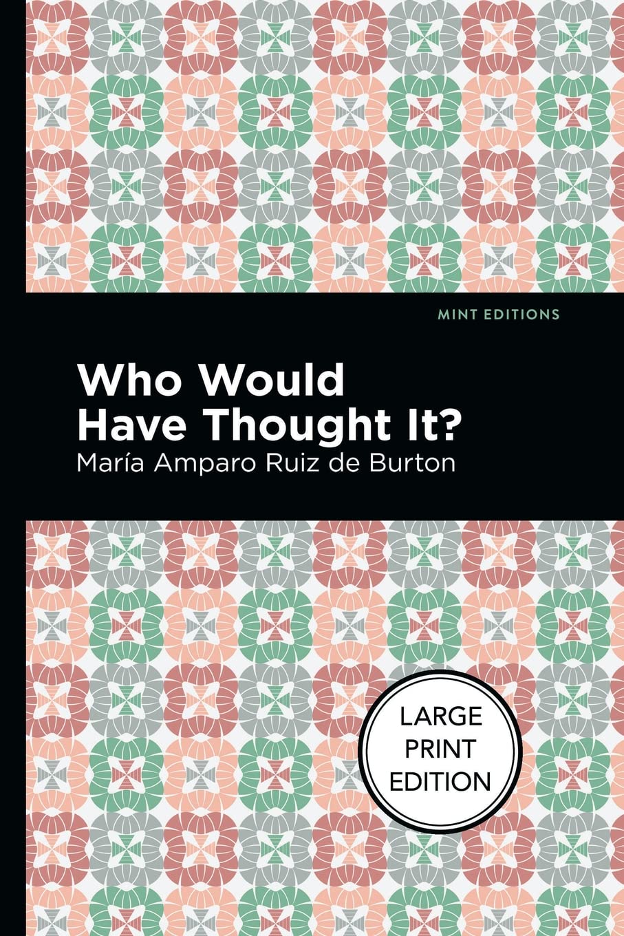 Who Would Have Thought It?: Large Print Edition - A Novel (Mint Editions - Historical Fiction)