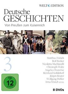 Deutsche Geschichten 3: Von Preußen zum Kaiserreich / WELT-Edition [8 DVDs]