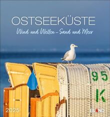 Ostseeküste Postkartenkalender 2025 - Wind und Wellen - Sand und Meer: Die Landschaft der Ostsee in einem dekorativen Fotokalender. Kleiner Kalender ... Postkarten. (Postkartenkalender Eiland)