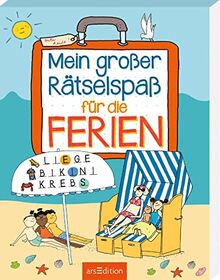 Mein großer Rätselspaß für die Ferien: Rätselblock für den Urlaub ab 8 Jahren