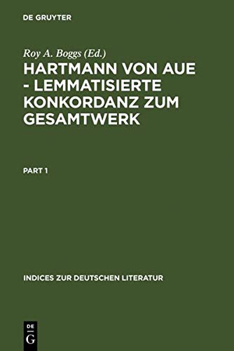 Hartmann von Aue - Lemmatisierte Konkordanz zum Gesamtwerk
