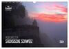 Nebelwelten Sächsische Schweiz (Wandkalender 2024 DIN A3 quer), CALVENDO Monatskalender