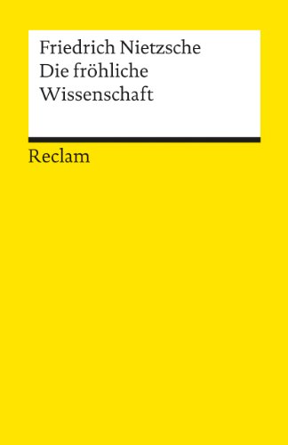 Friedrich Nietzsche - GEBRAUCHT Die fröhliche Wissenschaft - Preis vom 02102023 050404 h