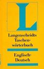 Englisch - Deutsch. Taschenwörterbuch. Langenscheidt von Willmann, Helmut.  | Buch | Zustand gut
