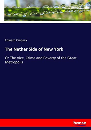 The Nether Side of New York: Or The Vice, Crime and Poverty of the Great Metropolis