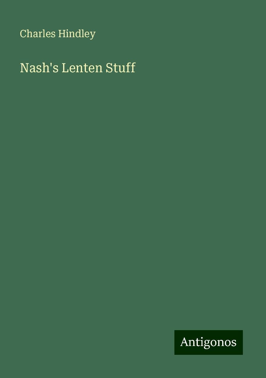 Nash's Lenten Stuff