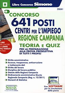 Concorso 641 posti Centri per l'impiego Regione Campania - Teoria e Quiz