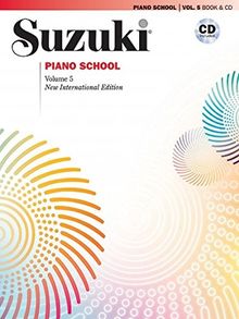 Suzuki Piano School New International Edition Piano Book and CD, Volume 5 (The Suzuki Method Core Materials)