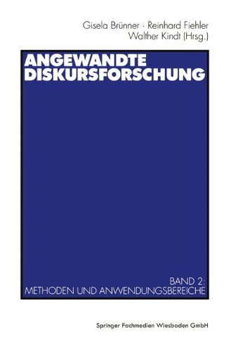 Angewandte Diskursforschung, 2 Bde., Bd.2, Methoden und Anwendungsbereiche