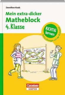 Mein extra-dicker Matheblock: 4.Klasse