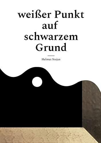 Weißer Punkt auf schwarzem Grund: sei einfach Glück - Ich