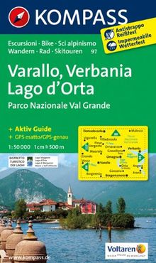 Varallo - Verbania - Lago d'Orta - Parco Nazionale Val Grande: Wanderkarte mit Aktiv Guide, Radrouten und alpinen Skirouten. Dt. /Ital. GPS-genau. 1:50000