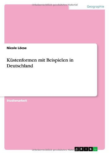 Küstenformen mit Beispielen in Deutschland