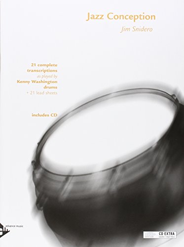 unbekannt Jazz Conception For Drums, 21 Complete Transcriptions. Schlagzeug. Ausgabe Mit Mp3-Cd