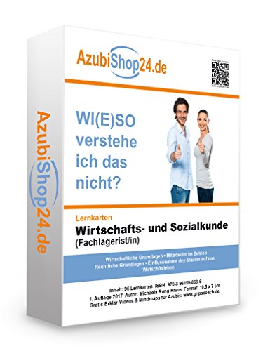 Lernkarten Wirtschafts- und Sozialkunde (Fachlagerist/in): Erfolgreiche Prüfungsvorbereitung auf die Abschlussprüfung