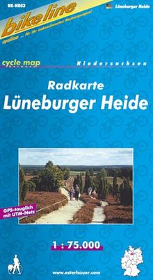 bikeline - Radkarte Lüneburger Heide  (NDS 3): GPS-tauglich mit UTM-Netz