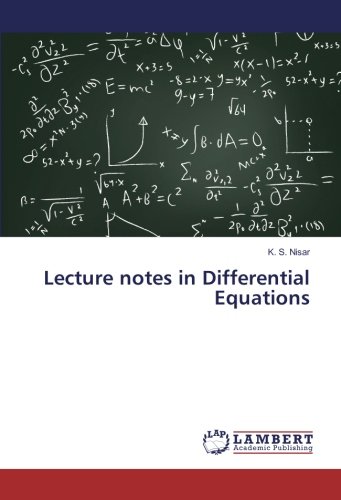 Lecture notes in Differential Equations