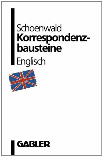Korrespondenzbausteine für MS- Word. Englisch