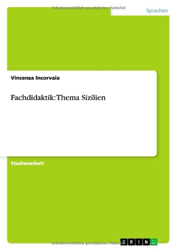Fachdidaktik: Thema Sizilien