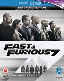 Fast & Furious 7 [Blu-ray] [Region Free] UK-Import (Region 2) - Sprache: Deutsch, Englisch.