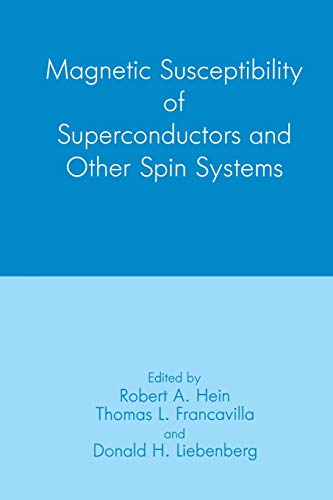 Magnetic Susceptibility of Superconductors and Other Spin Systems