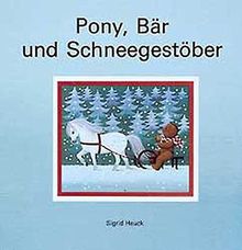 Pony, Bär und Schneegestöber