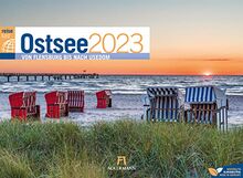 Ostsee ReiseLust Kalender 2023, Wandkalender im Querformat (45x33 cm) - Natur- und Reisekalender Deutsche Küste und Meer: Von Flensburg bis nach Usedom