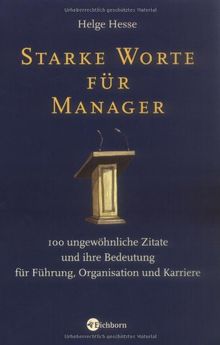 Starke Worte für Manager