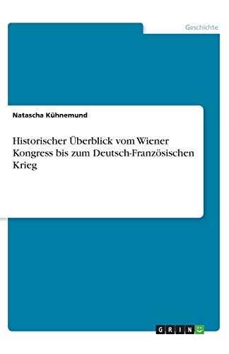 Historischer Überblick vom Wiener Kongress bis zum Deutsch-Französischen Krieg