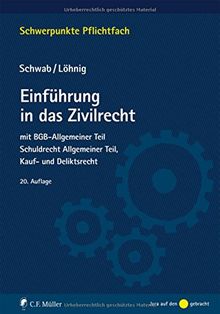 Einführung in das Zivilrecht: mit BGB-Allgemeiner Teil, Schuldrecht Allgemeiner Teil, Kauf- und Deliktsrecht (Schwerpunkte Pflichtfach)